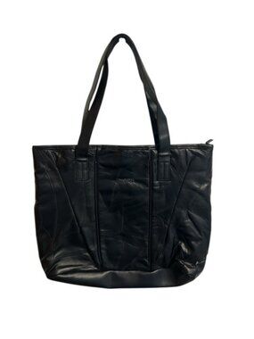 Jingpin Black Tote Shoulder Bag Medium